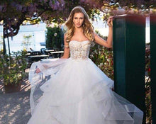 Load image into Gallery viewer, Lace Wedding Dress-Sweetheart Beach Wedding Dress | Wedding Dresses