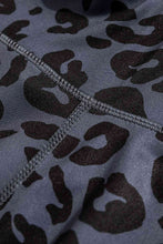 Load image into Gallery viewer, Womens Activewear-Leopard Cutout Sports Bra and Leggings Set | Activewear/Activewear Sets