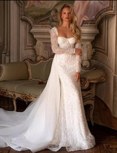 Load image into Gallery viewer, Mermaid Wedding Dress-Long Sleeve Lace Wedding Dress | Wedding Dresses