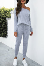 Load image into Gallery viewer, Womens Pants Set-Long Sleeve T-Shirt and Pants Set