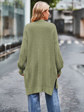 Load image into Gallery viewer, Womens Sweater-Long Sleeve Waffle-Knit Cardigan
