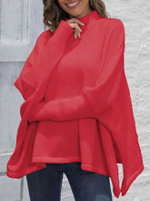 Load image into Gallery viewer, Womens Sweater-Simple Loose Hem Plain Sweater