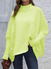 Load image into Gallery viewer, Womens Sweater-Simple Loose Hem Plain Sweater