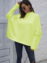 Load image into Gallery viewer, Womens Sweater-Simple Loose Hem Plain Sweater