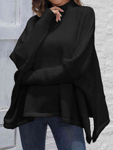 Load image into Gallery viewer, Womens Sweater-Simple Loose Hem Plain Sweater