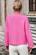 Load image into Gallery viewer, Womens Sweater-Mock Neck Dropped Shoulder Pullover Sweater | Cami Top