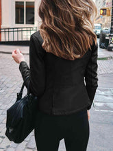 Load image into Gallery viewer, Womens Jacket-Casual Mock Neck Zip Up Jacket