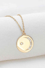 Load image into Gallery viewer, Moissanite Necklace-Moissanite Round Pendant Necklace | moissanite necklace