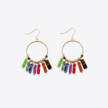 Load image into Gallery viewer, Fashion Earrings-Multicolored Stone Dangle Earrings | earrings