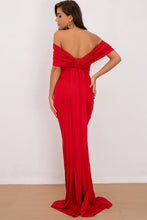 Load image into Gallery viewer, Womens Formal Dress-Off-Shoulder Floor Length Dress | Dresses