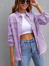 Load image into Gallery viewer, Womens Jacket-Pink Denim Jacket | Multi-Colors Denim Jacket | Denim Jacket