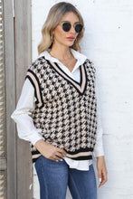 Load image into Gallery viewer, Womens Sweater-Ribbed V-Neck Sleeveless Sweater