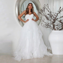 Load image into Gallery viewer, Beach Wedding Dress-Sweetheart Bridal Gown Ruffles | Wedding Dresses