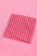 Load image into Gallery viewer, Womens Blouse-Round Neck Dropped Shoulder Top with Pocket | Tops/Blouses & Shirts