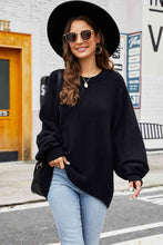 Load image into Gallery viewer, Womens Sweater-Round Neck Long Sleeve Sweater