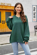 Load image into Gallery viewer, Womens Sweater-Round Neck Long Sleeve Sweater