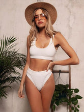 Load image into Gallery viewer, Womens Swimsuit-Scoop Neck Wide Strap Two-Piece Swim Set | swimsuit