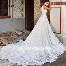 Load image into Gallery viewer, Sexy Wedding Dress-Backless V Neck Lace Vintage Wedding Gown | Wedding Dresses