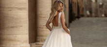 Load image into Gallery viewer, Bohemian Wedding Dress-Simple A-line Lace Beach Wedding Dress | Wedding Dresses