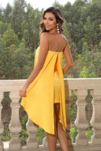 Load image into Gallery viewer, Womens Dress-Strapless Slit Layered Dress