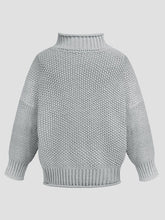 Load image into Gallery viewer, Womens Sweater-Turtleneck Long Sleeve Sweater | sweater