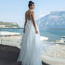 Load image into Gallery viewer, Beach Wedding Dress-Tulle Lace Bridal Gown | Wedding Dresses