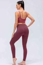 Load image into Gallery viewer, Womens Leggings-Wide Waistband Slim Fit Active Leggings