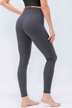 Load image into Gallery viewer, Womens Leggings-Wide Waistband Slim Fit Active Leggings