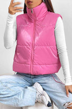 Load image into Gallery viewer, Womens Vest-Zip Up Collared Vest for Women