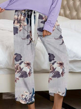 Load image into Gallery viewer, Womens Loungewear-Round Neck Top and Printed Pants Lounge Set | pajamas