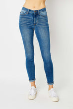 Load image into Gallery viewer, Judy Blue Full Size Cuffed Hem Skinny Jeans | Blue Jeans
