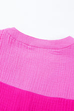 Load image into Gallery viewer, Multicolor Color Block Tiered Puff Sleeve Dress | Dresses/Mini Dresses
