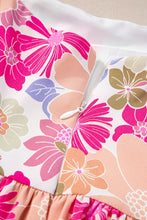 Load image into Gallery viewer, Womens Mini Dress | Printed Square Neck Half Sleeve Mini Dress | Dress
