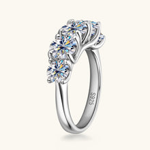 Load image into Gallery viewer, Moissanite Ring | 3.6 Carat Moissanite 925 Sterling Silver Ring | moissanite ring
