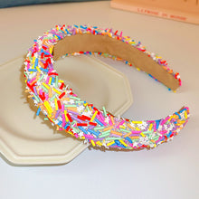 Load image into Gallery viewer, Headband | Acrylic Contrast Wide Headband
