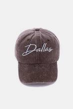 Load image into Gallery viewer, DALLAS Embroidered Baseball Cap
