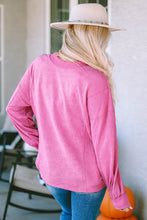 Load image into Gallery viewer, Oversized Sweatshirt | Rose Exposed Seam Twist Open Back
