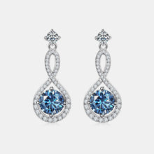 Load image into Gallery viewer, Moissanite Earrings-1 Carat Moissanite 925 Sterling Silver Earrings | moissanite earrings
