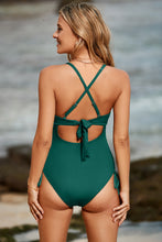 Load image into Gallery viewer, One-Piece Swimwear | Cutout V-Neck Spaghetti Strap
