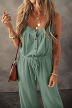 Load image into Gallery viewer, Womens Overalls | Drawstring Wide Strap Wide Leg Overalls | overalls
