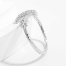 Load image into Gallery viewer, Fine Jewelry | 925 Sterling Silver Moon Open Ring | moon ring
