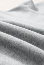 Load image into Gallery viewer, Light Grey Solid Color Side Striped Sweatshirt Active Set
