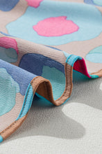 Load image into Gallery viewer, Green Leopard Print Bubble Sleeve Slit Neck Ruffled Dress | Dresses/Mini Dresses
