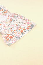 Load image into Gallery viewer, Multicolor Floral Print Wide Ruffle Sleeves Blouse | Tops/Blouses &amp; Shirts
