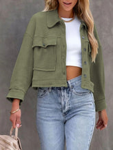 Load image into Gallery viewer, Button Up Denim Jacket | Long Sleeve Pockets
