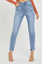 Load image into Gallery viewer, RISEN Full Size High Rise Frayed Hem Skinny Jeans | Blue Jeans
