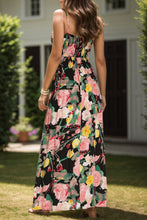 Load image into Gallery viewer, Maxi Dress | Tied Printed Surplice Cami Dress
