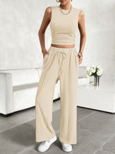 Load image into Gallery viewer, Activewear Set | Mock Neck Top and Drawstring Pants Set
