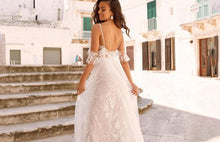 Load image into Gallery viewer, Bohemian Wedding Dress-Backless Lace Wedding Dress | Wedding Dresses

