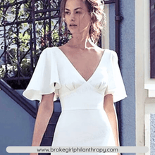 Load image into Gallery viewer, Beach Wedding Dress-Bohemian Chiffon Backless Wedding Dress | Wedding Dresses
